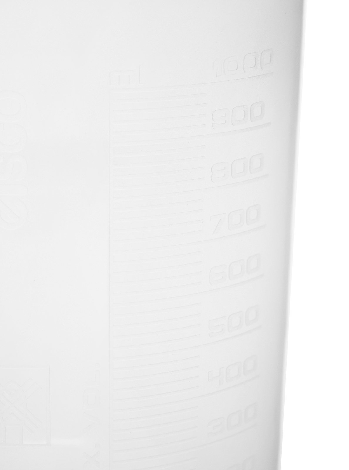 Eisco Labs 1000ml Polypropylene Plastic Beakers, Raised Graduations – 3 Pack