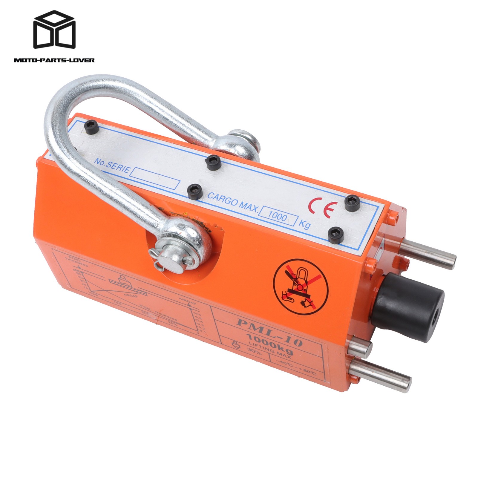 Neodymium Hoist 2 Safety Factor 2200Lbs/1000kg Magnetic Lifter Lifting Magnet
