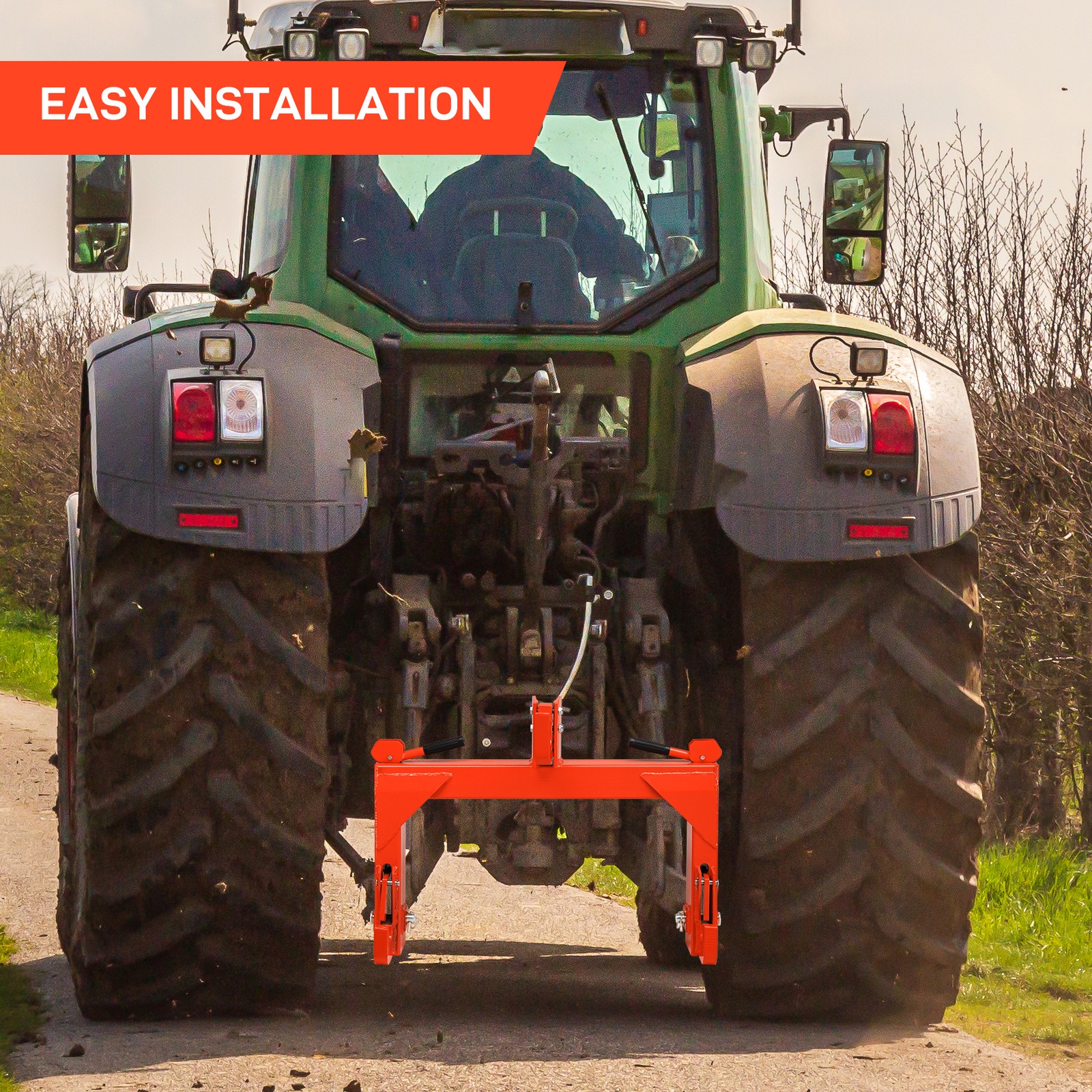 3 Point Quick Hitch Adapter Attach For Category 1 & 2 Cat 1 Cat2 Tractor 3000lb