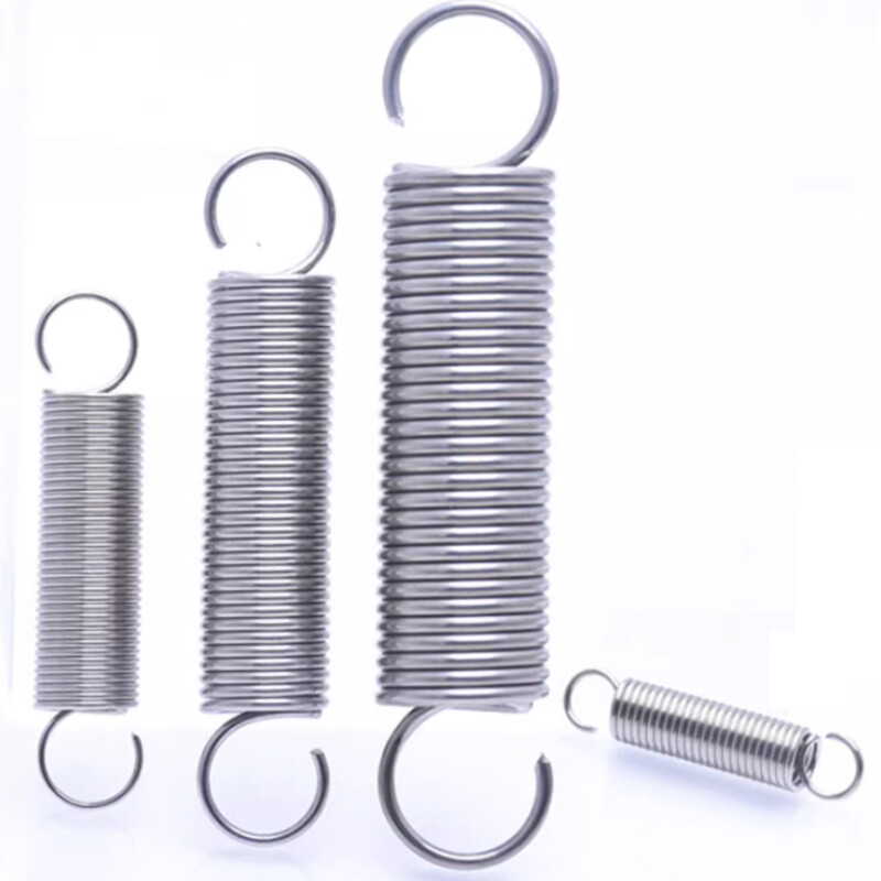0.7x5x20mm to 0.7x5x300mm 304 Stainless Steel Big Small Tension Springs 5mm OD