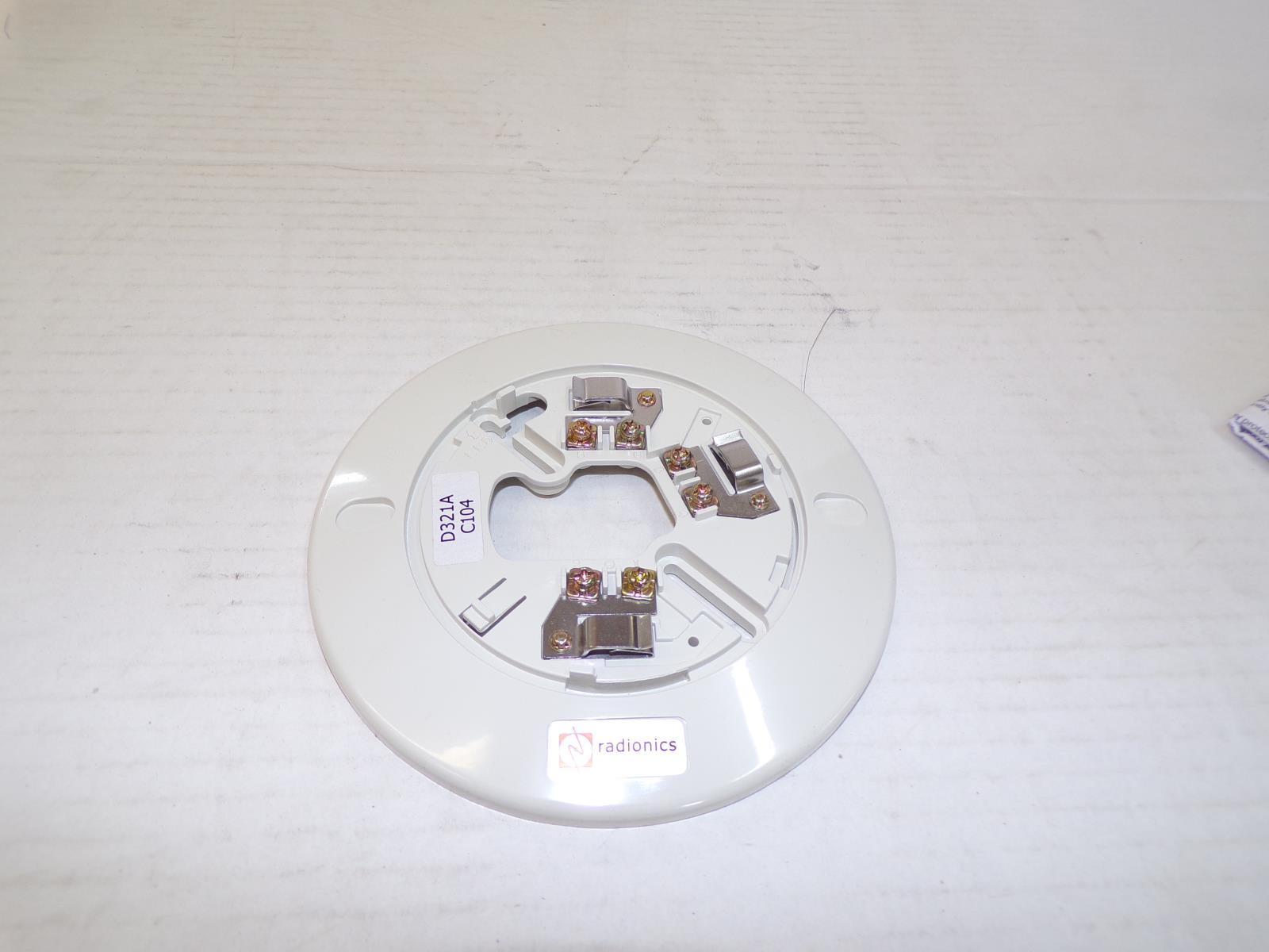 Radionics Bosch D321A Fire Alarm Systems 6 in. (15 cm) Analog Detector Base