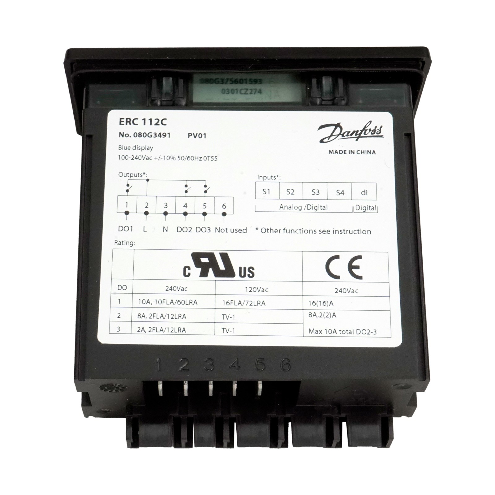Erc112C 080G3494 Temp Controller Kit for Beverage-Air Delfield Hoshizaki Danfoss