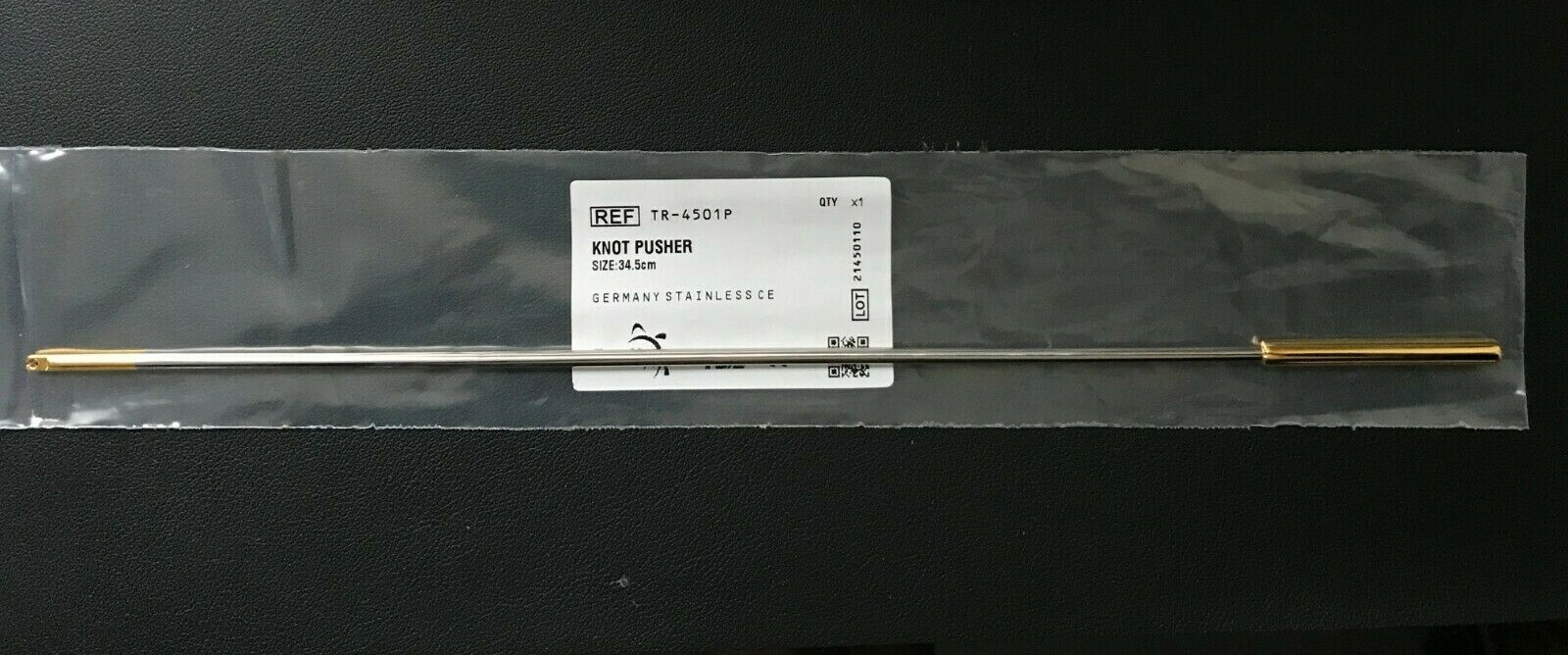 Laparoscopic Knot Pusher 5mm x 34.5cm Laparoscopy Endoscopy Instrument Excellent
