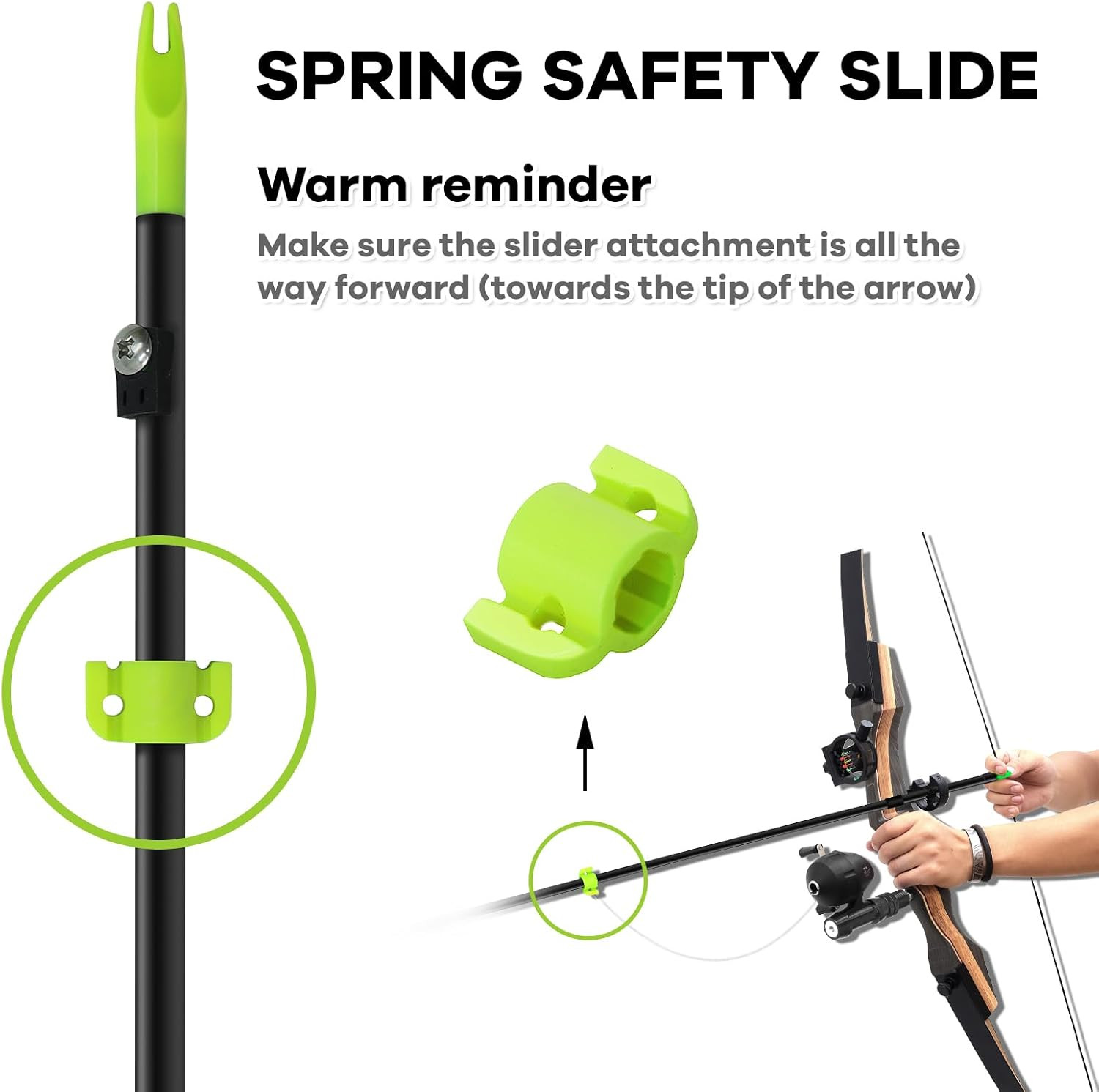 2/8Pack 34 Inches Bowfishing Arrows 8Mm Fiberglass Fishing Arrow with Removeable