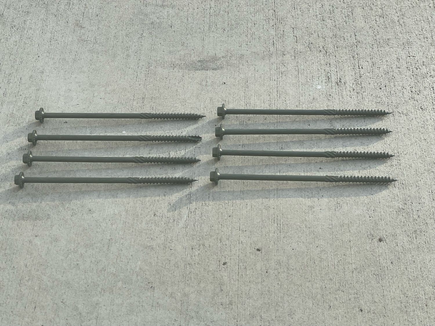 Sandbaggy 6″ Structural Timber Screws – Countersunk (Hex Head) – Wood Lock Screw