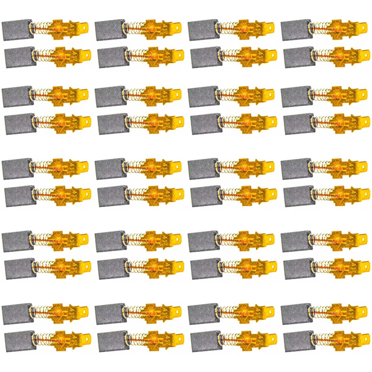 20 Pairs Carbon Brush For Makita HR2400 Rotary Hammer (W6mm x H9mm x L13mm)
