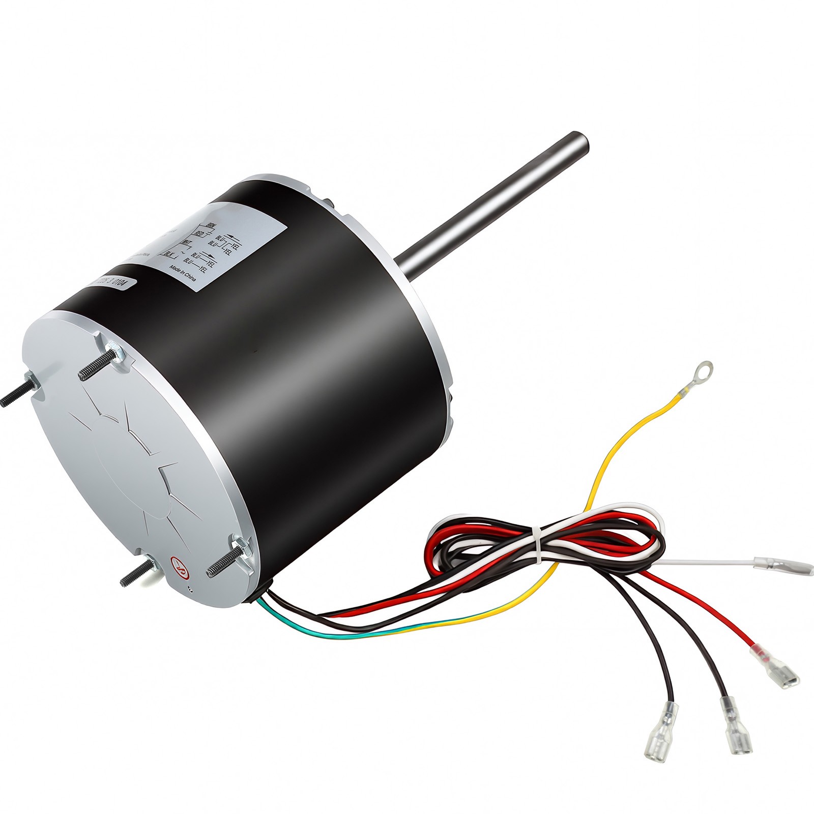 Uimoso Condenser Fan Motor with Capacitor 1/3HP 1075RPM 208-230V CW/CCW Rotation