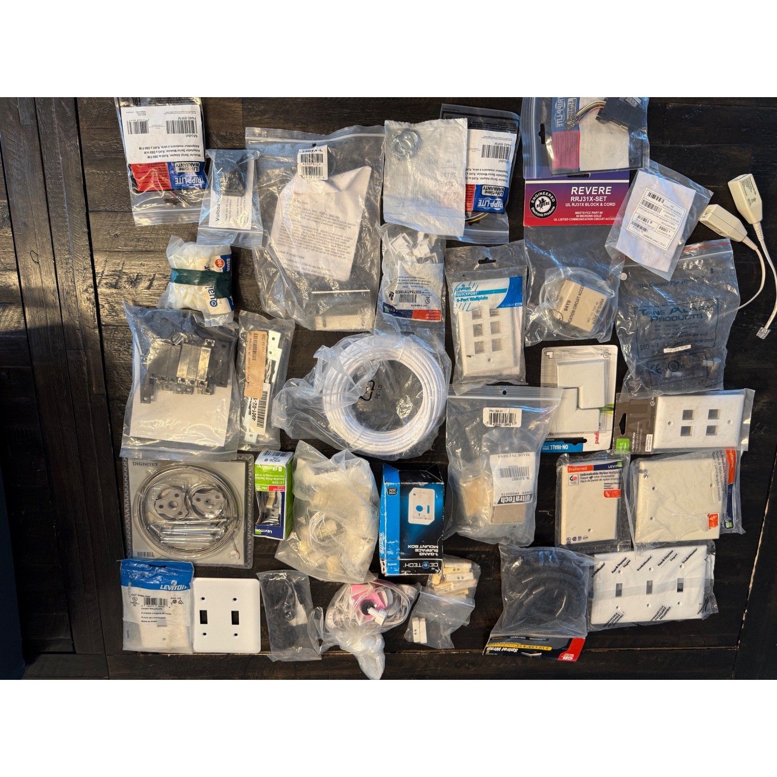 Leviton Tripp Lite Legrand Networking Electrical Wall Plate Adapter Bulk Lot