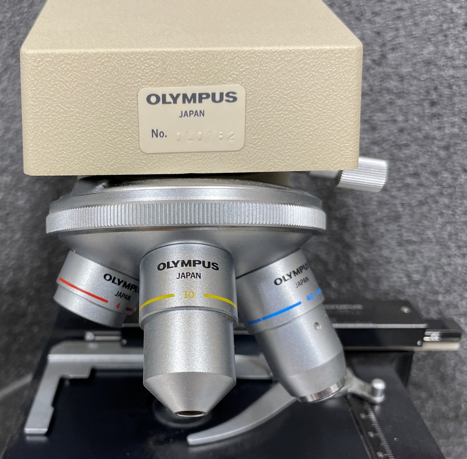 Olympus CH-2 CHT Monocular Microscope 4x 10x 40x 100x