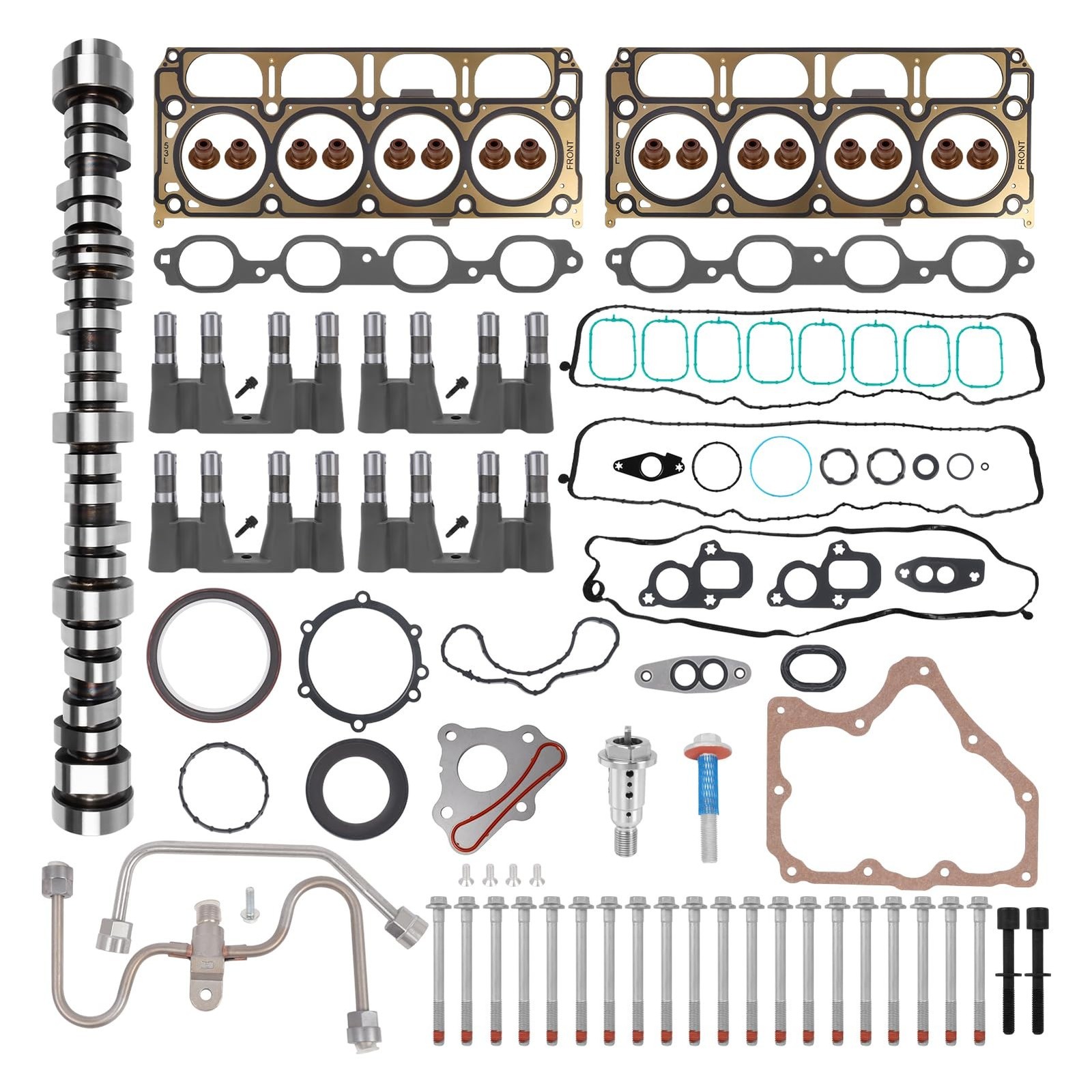 L83 NON AFM DOD Kit w/Camshaft Lifters Head Gasket Set, Fit for 2014-2021 Che…
