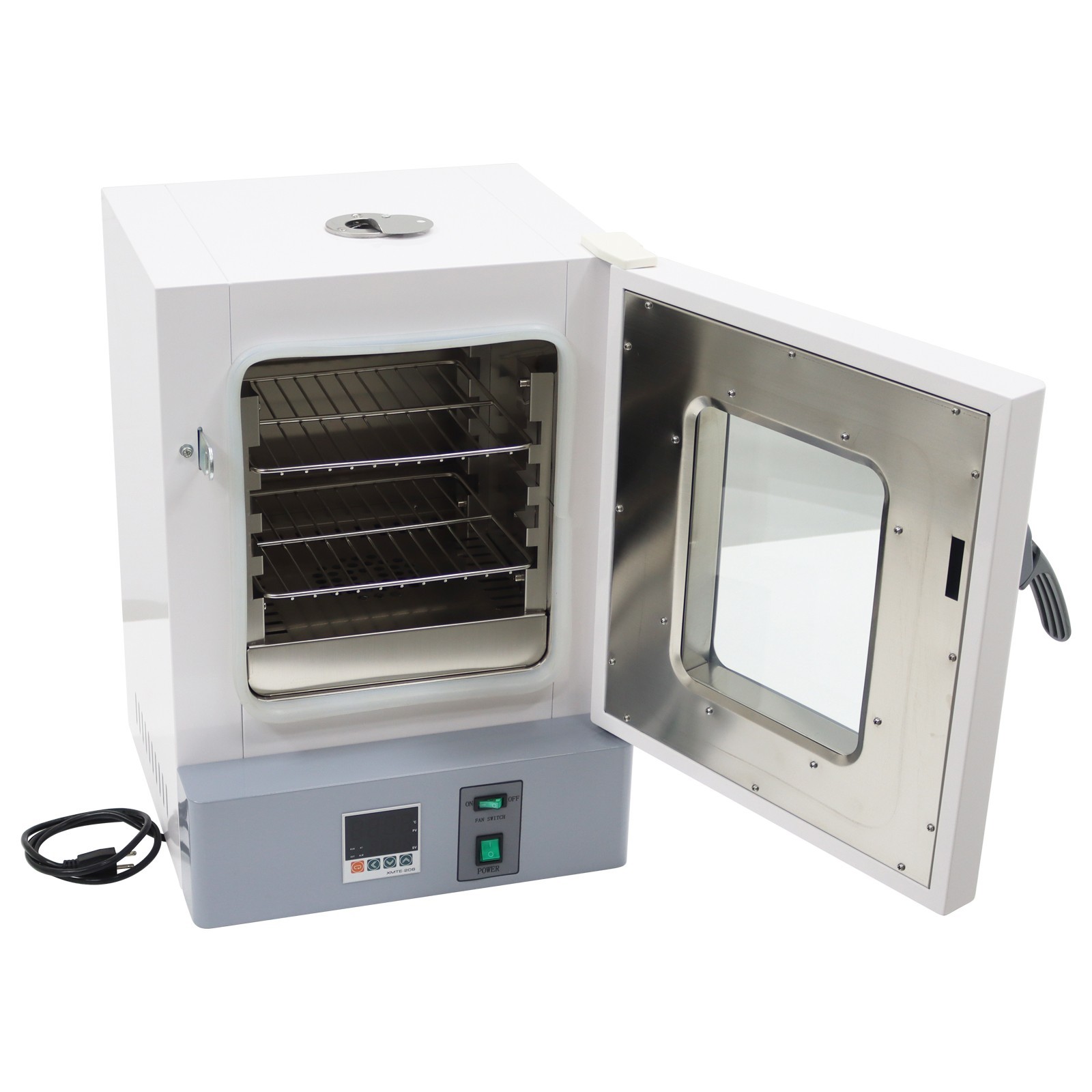 Dual Layers Lab. Digital Forced Air Convection Drying Oven Adjustable Speed Fan