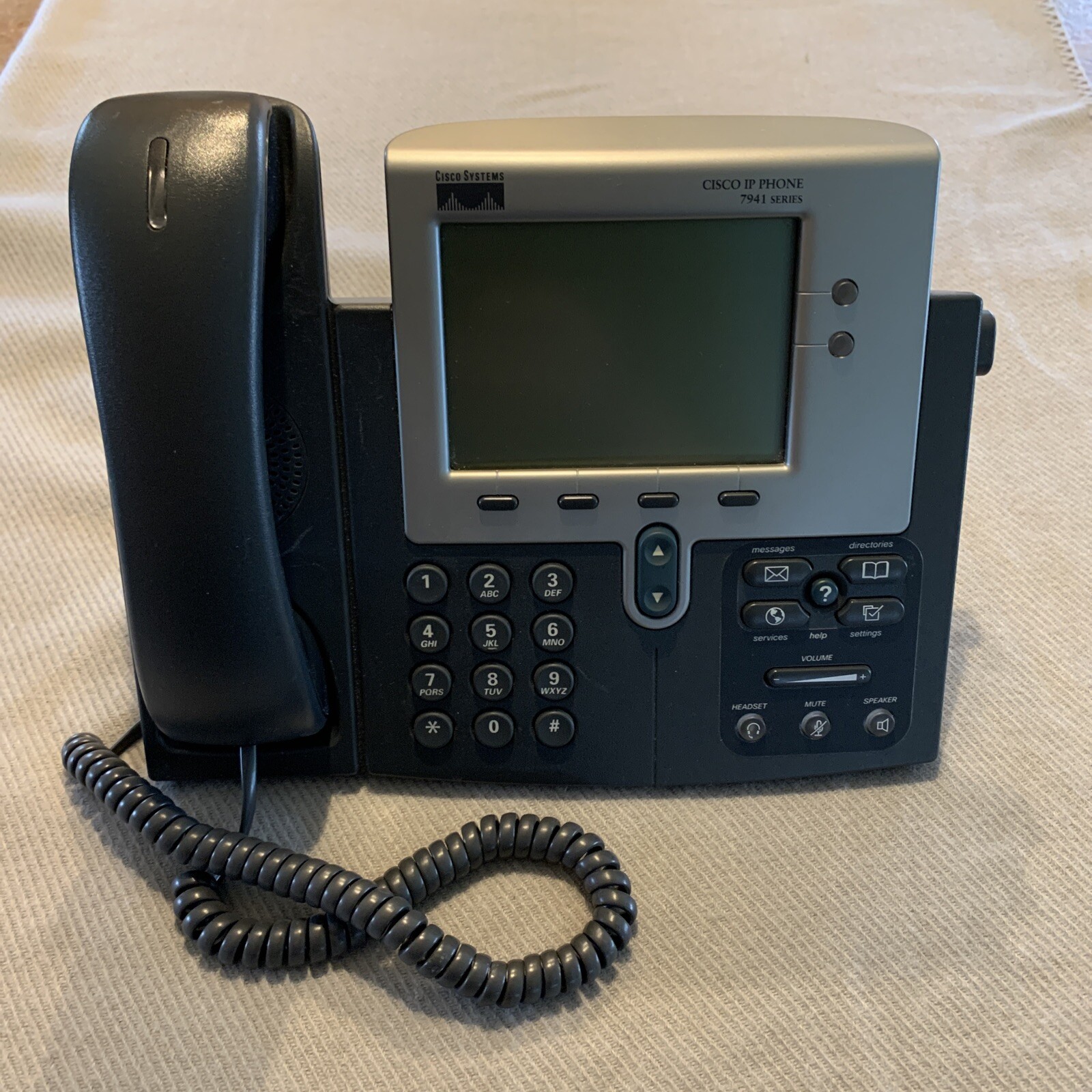 Cisco IP Phone 7941 VoIP LCD Display Unified IP Business Telephone CP-7941G