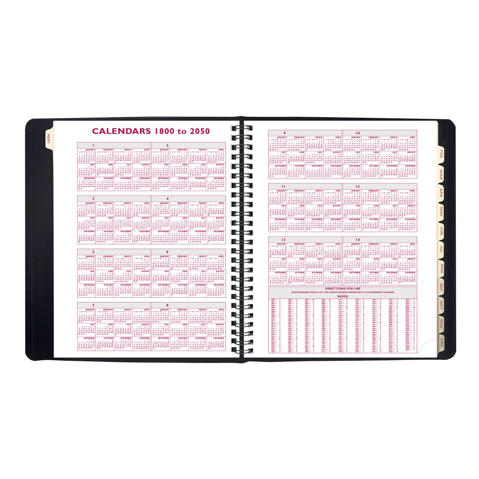 2026 Brownline CB850.BLK Weekly Planner, Twin Wire Binding, 8-1/2 x 6-3/4″