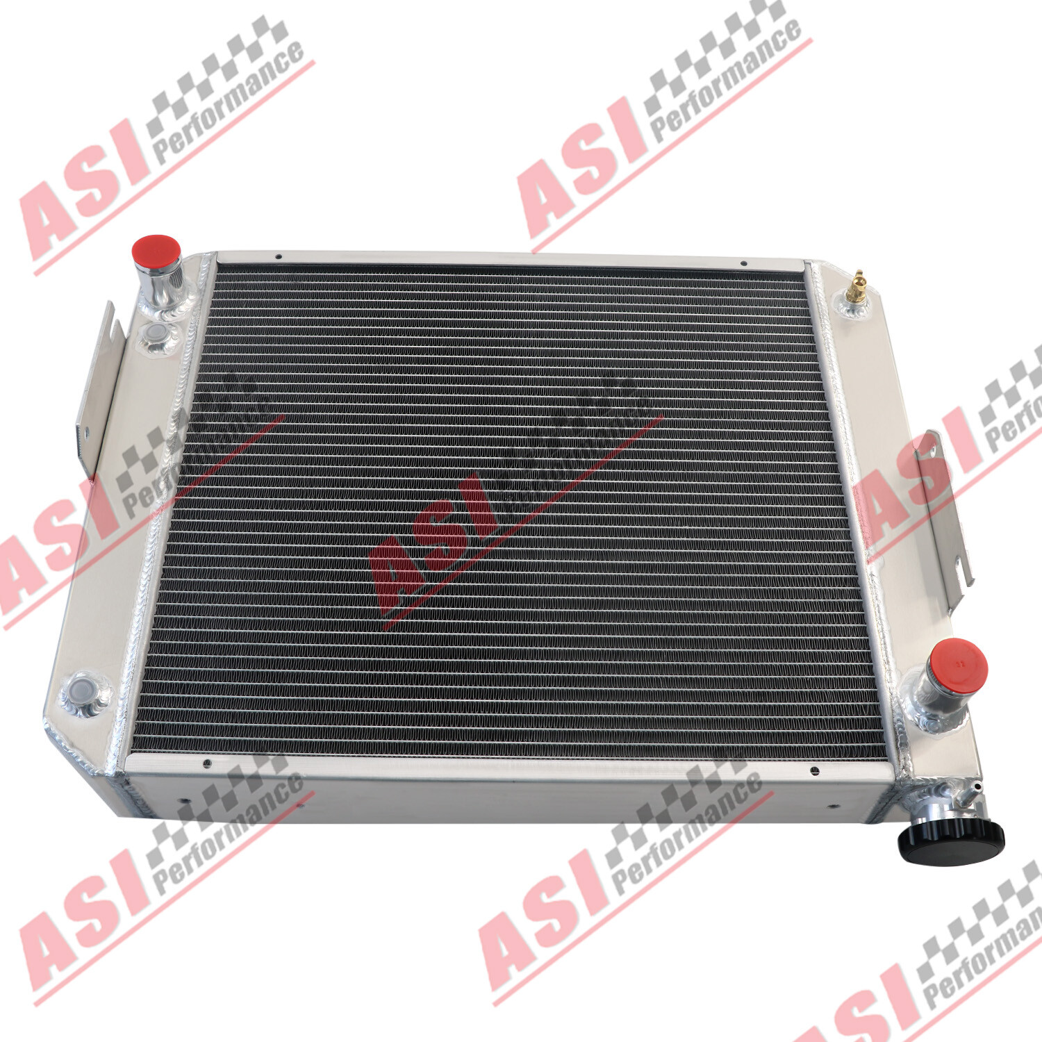 4Row Radiator For Hyster Yale Forklift H45-65XM 2.6L Perkins 2.4L Isuzu GM 3.0L
