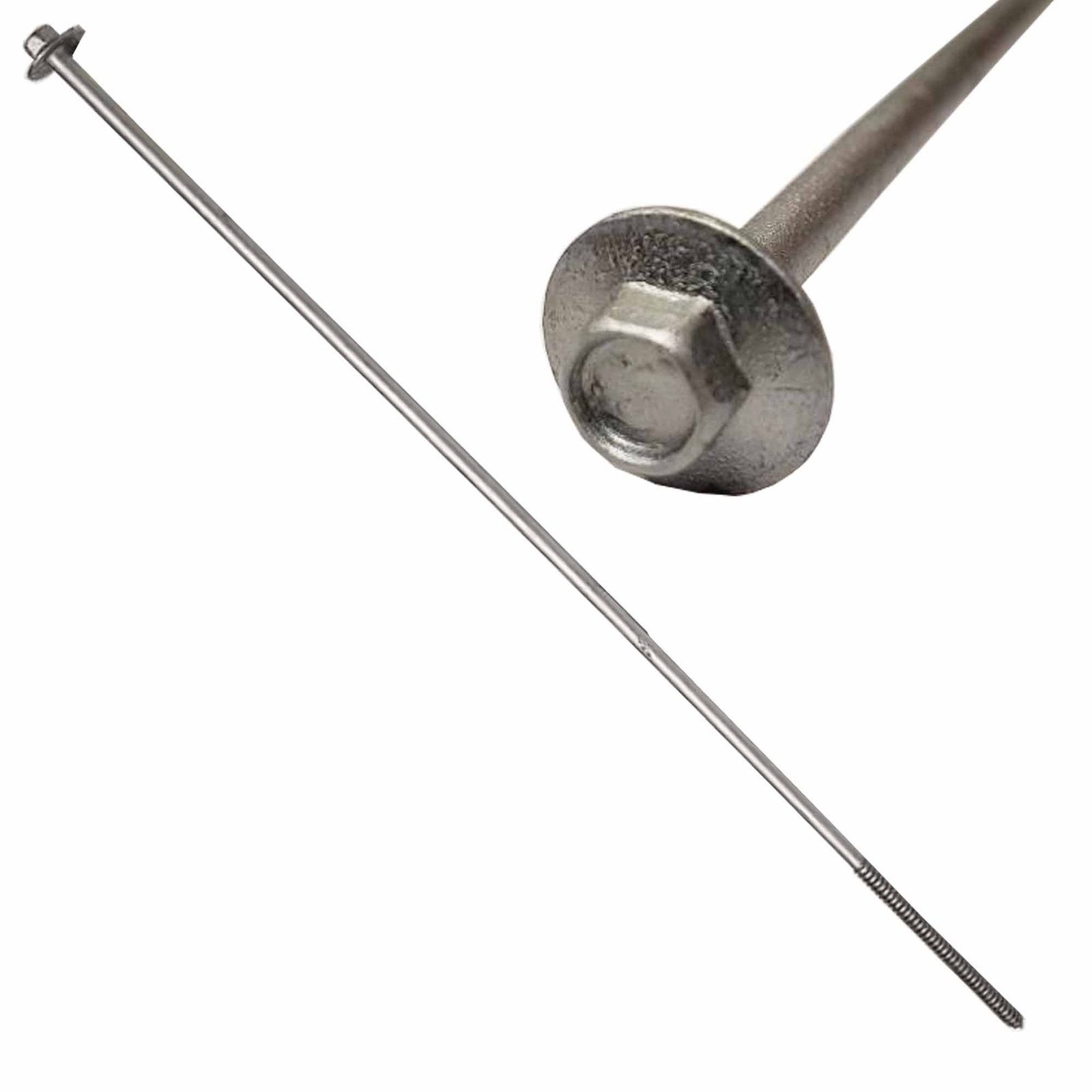 12″ – Galvanized Timber Tie – Hex Head Structural Screw – Great for Outdoor…
