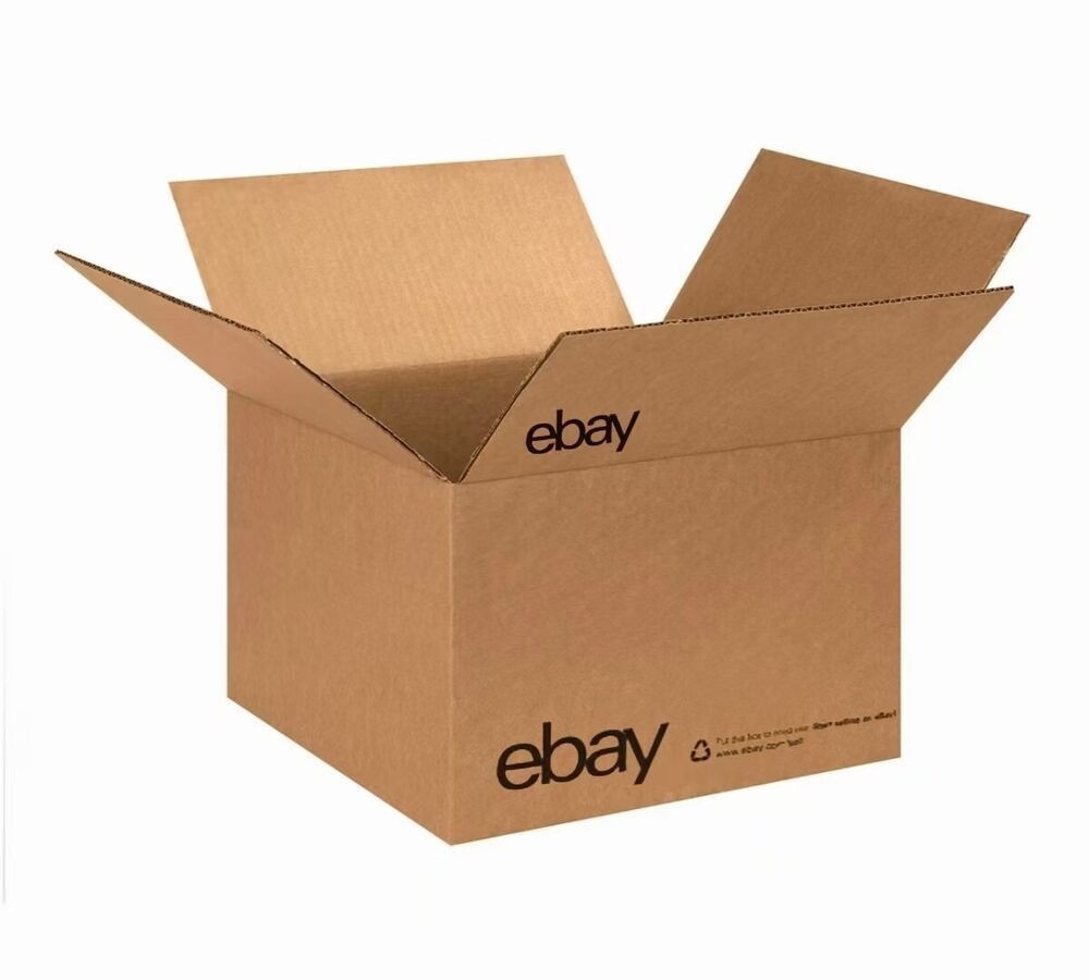 25pcs pack 10″ x 8″ x 6″ Shipping Packing corrugated cardboard boxes color logo