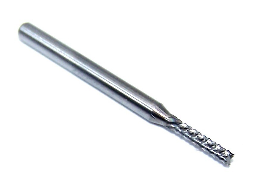 1.90mm (.0748″) CARBIDE DIAMOND CUT ROUTER BURR DOWNCUT KYOCERA 2121-0748.328F2