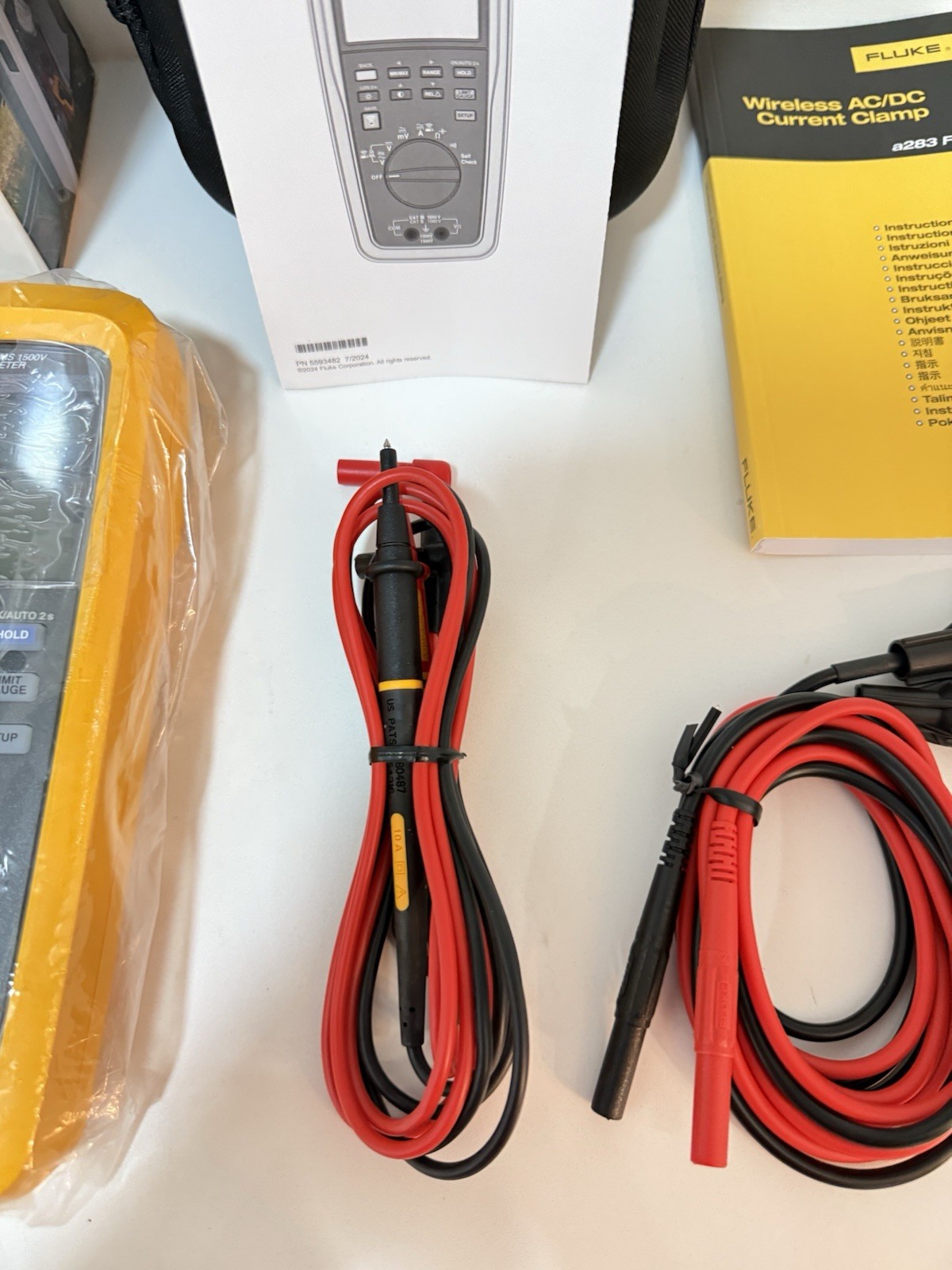 FLUKE 283 FC/PV SOLAR DIGITAL MULTIMETER & WIRELESS CURRENT CLAMP MFD-2025