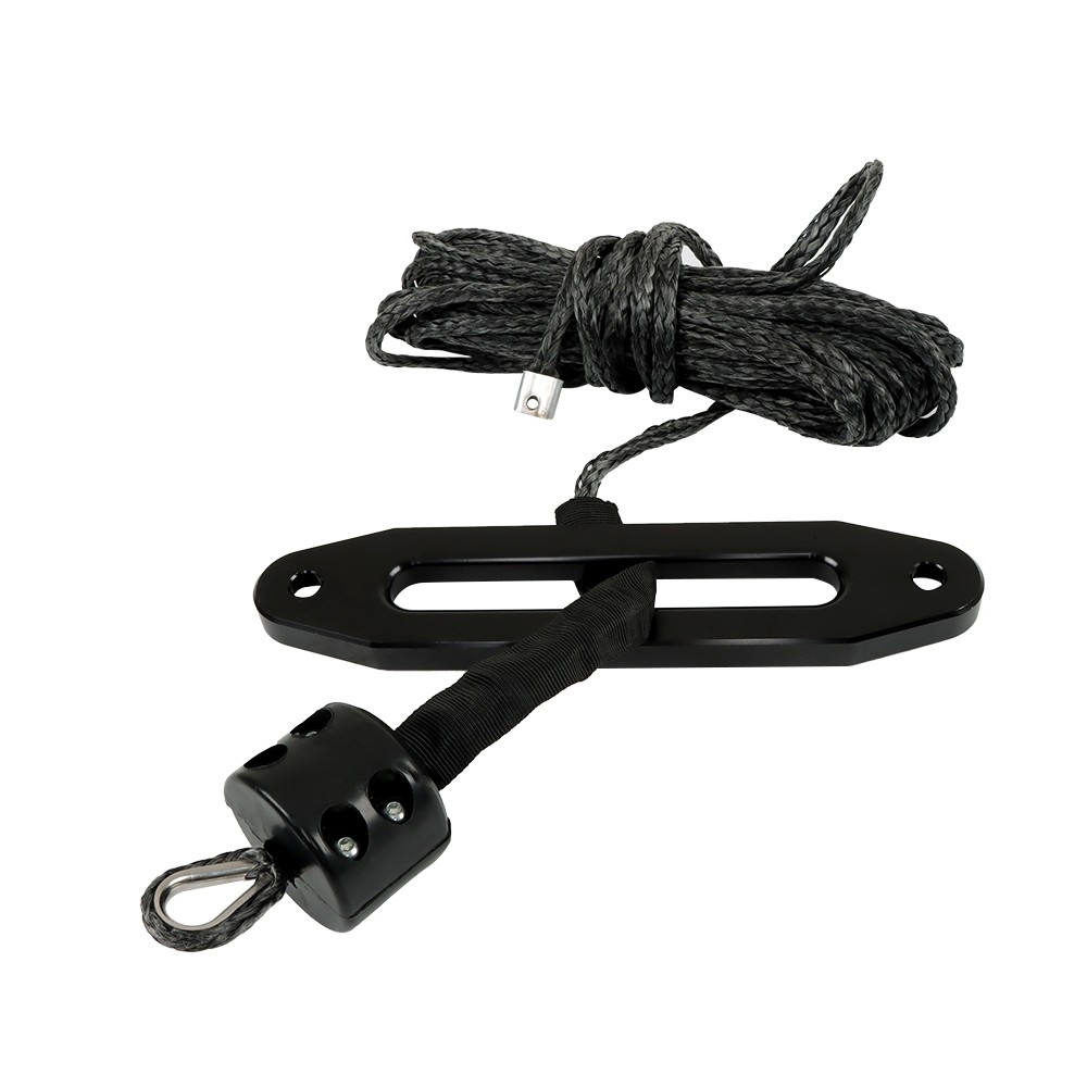 1/4″x 50′ Synthetic Winch Rope Line Recovery Cable 8500LBS For ATV UTV W/ Sheath
