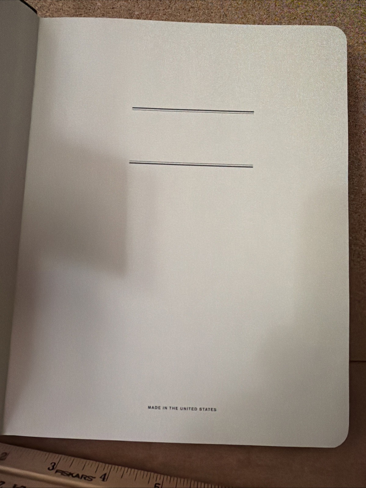Shinola Detroit Motorcycle Club Lined Pages Journal Notebook Linen Navy Blue New