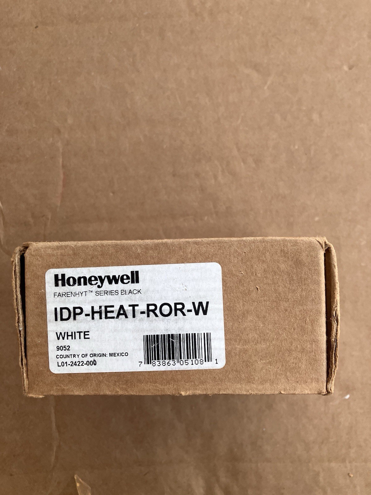 Honeywell Farenhyt Series Black IDP-HEAT-ROR-W Fire Alarm – White