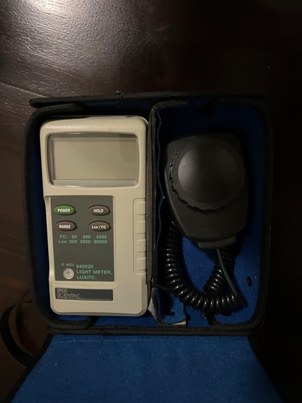 SPER Scientific Light Meter LUX/FC – Model 840020 – Used Working Condition Case