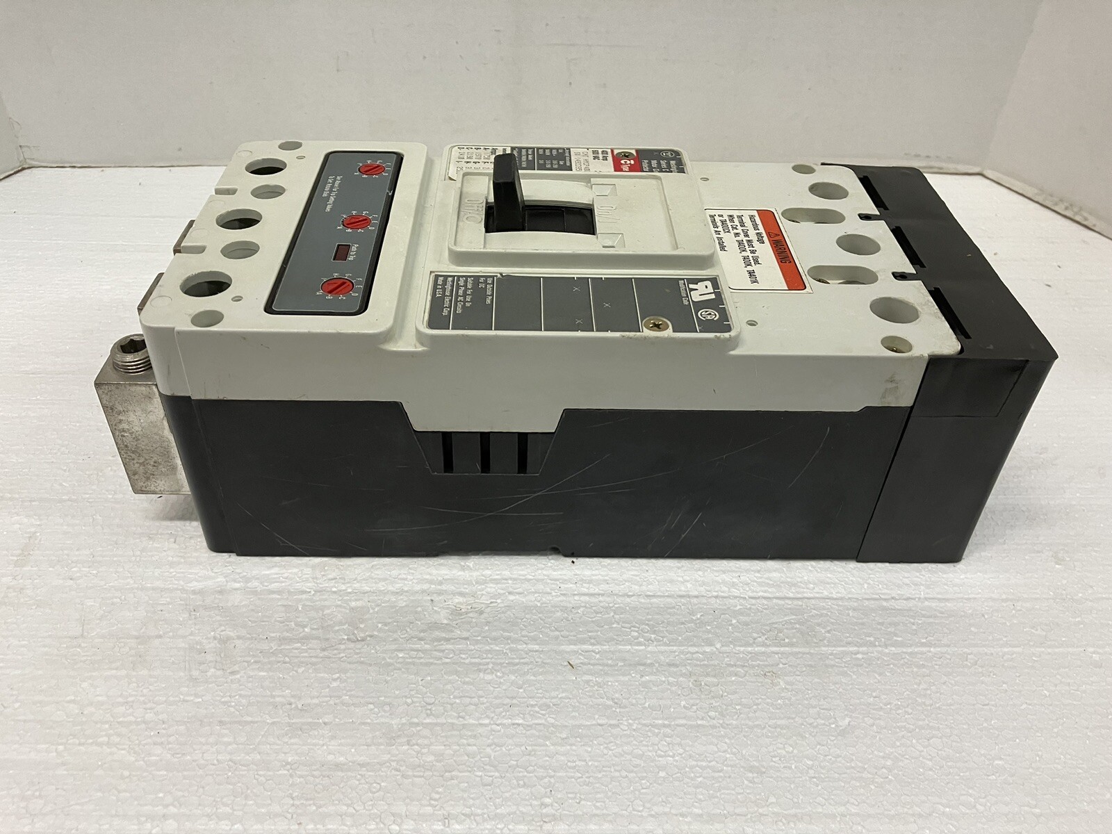 Westinghouse HMCP400R5 Circuit Breaker 400A 3 Pole 600VAC