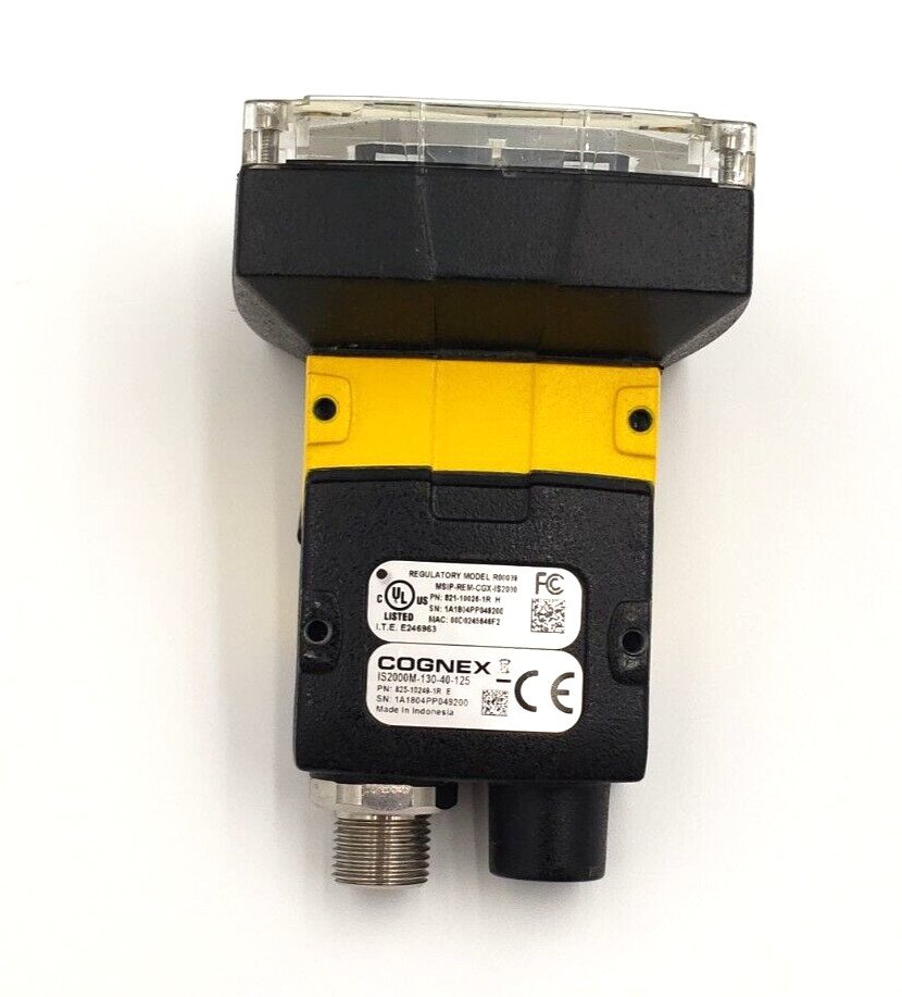 Cognex IS2000M-130-40-125 In-Sight 2000 Mono Machine Vision Camera – 60 Day Wty