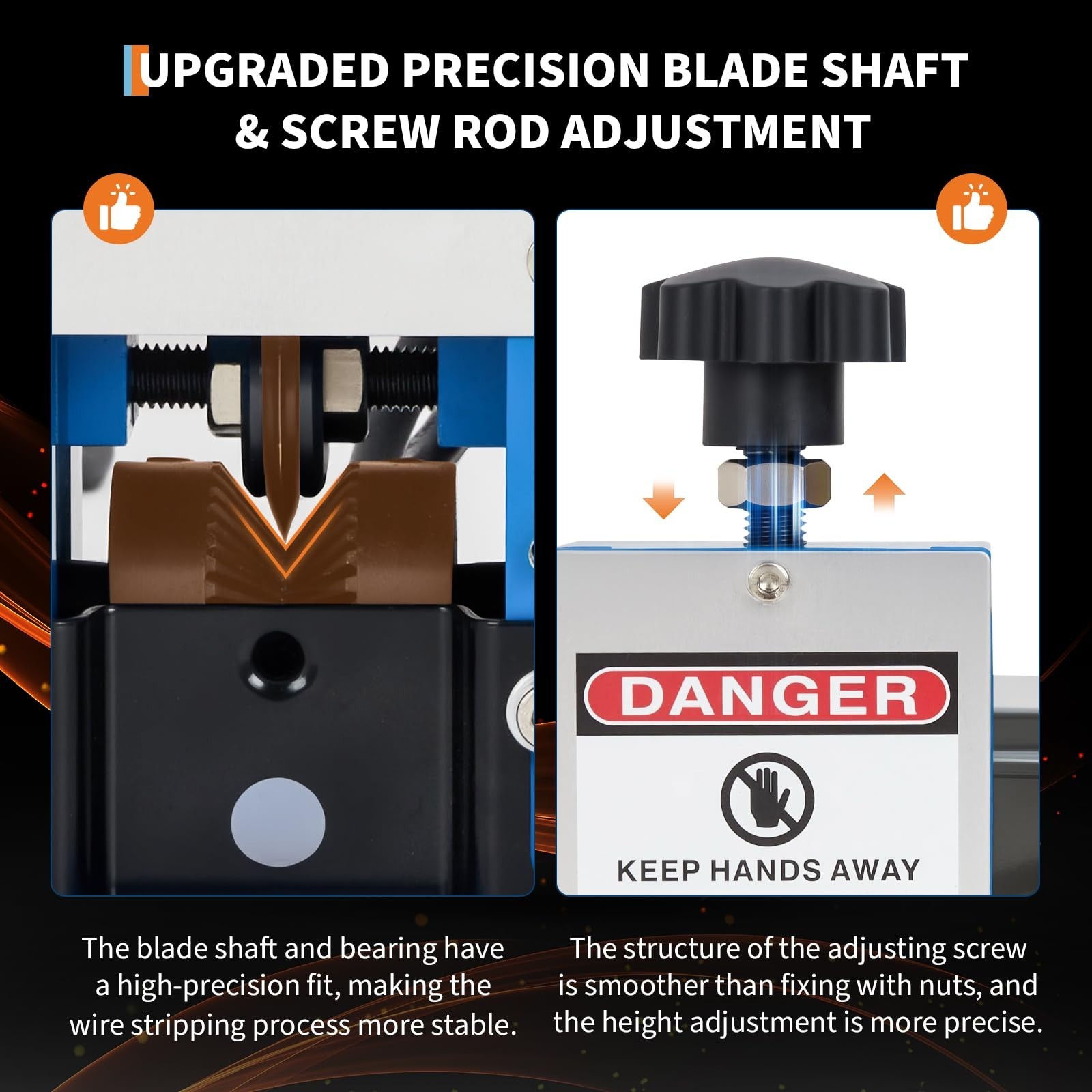 Aluminum Alloy Electric Wire Stripping Machine Single Channel 1.5-25mm