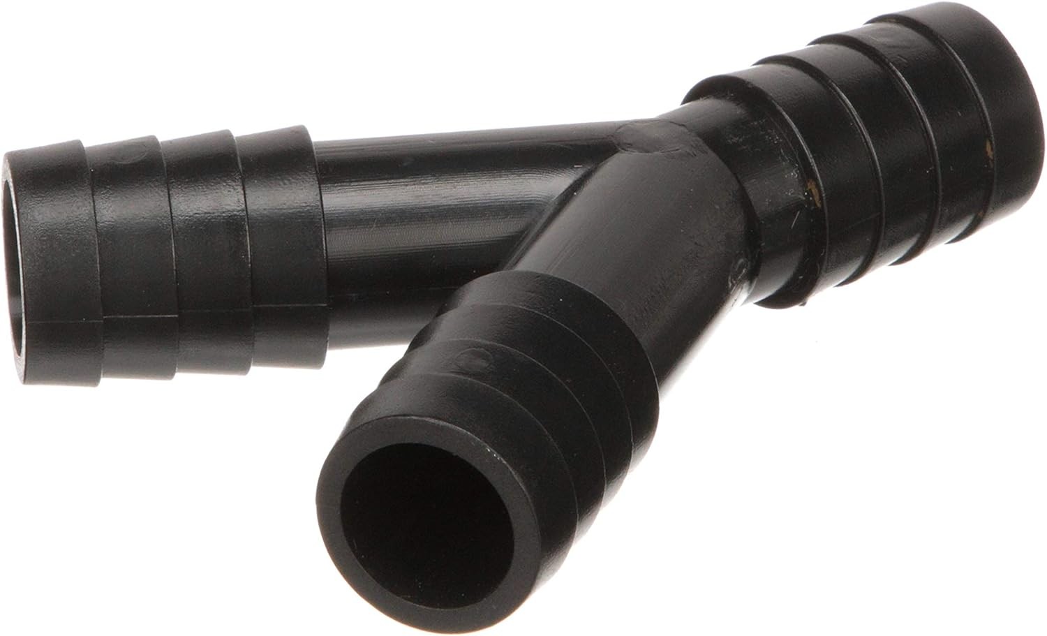 Seachoice 3-Way Y Fitting 3/4 in. ID Hose Barbed Black Plastic Connector 50-1823
