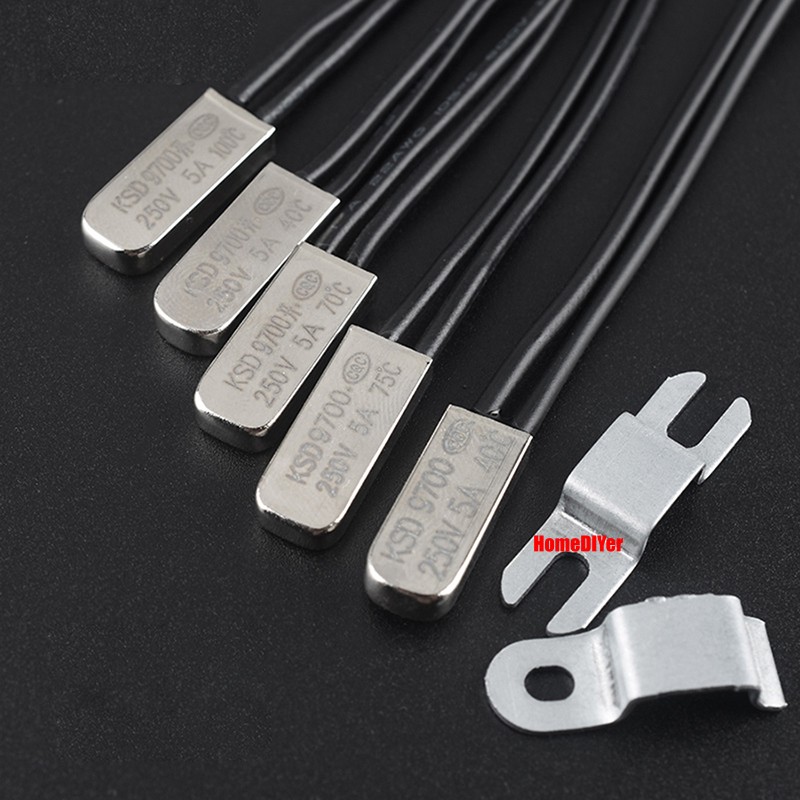 KSD9700 Metal Temperature Switch Thermostat Thermal Protectors NO/NC 40℃~150 ℃