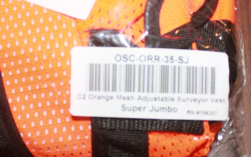 2 Pair MCR Safety Orange Hi Vis Work Gloves AND 2 ORR Safety Vests Retro XL-2XL