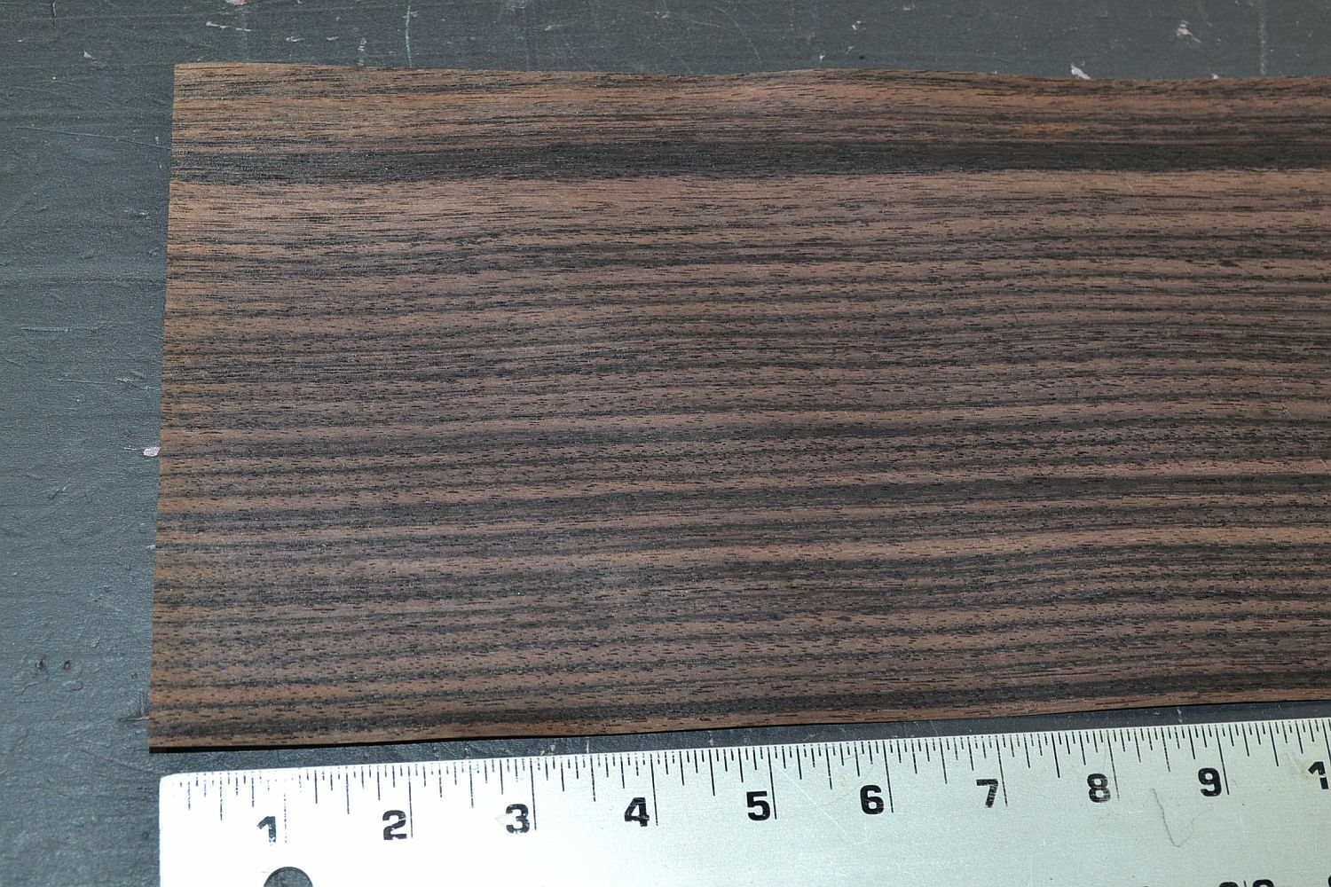 East Indian Rosewood Wood Veneer Sheet 6 x 47.5 inches 1/42nd I7619-2