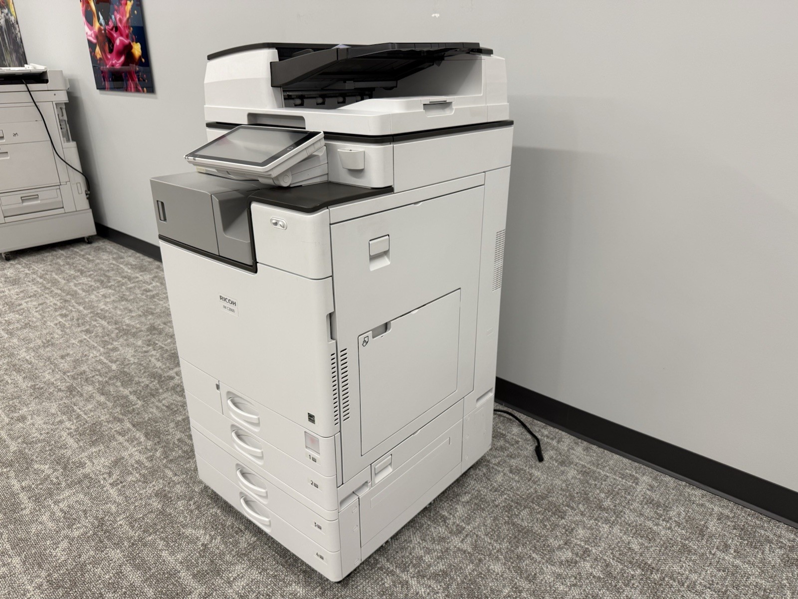 Ricoh IM C3000 Color Copier Printer Scanner Finisher / Only 28k Meter