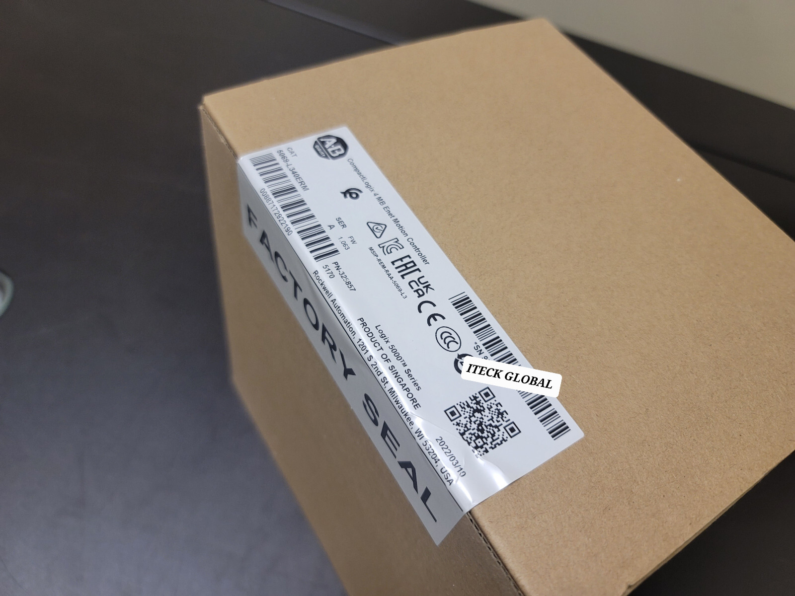 Allen Bradly 5069-L340ERM Series A CompactLogix 5380 Controller Factory Sealed