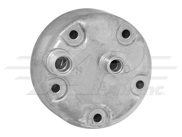 Sanden KB Rear Head SD508/510, Horizontal 8 & 10 O-Ring, Long Head, Gasket
