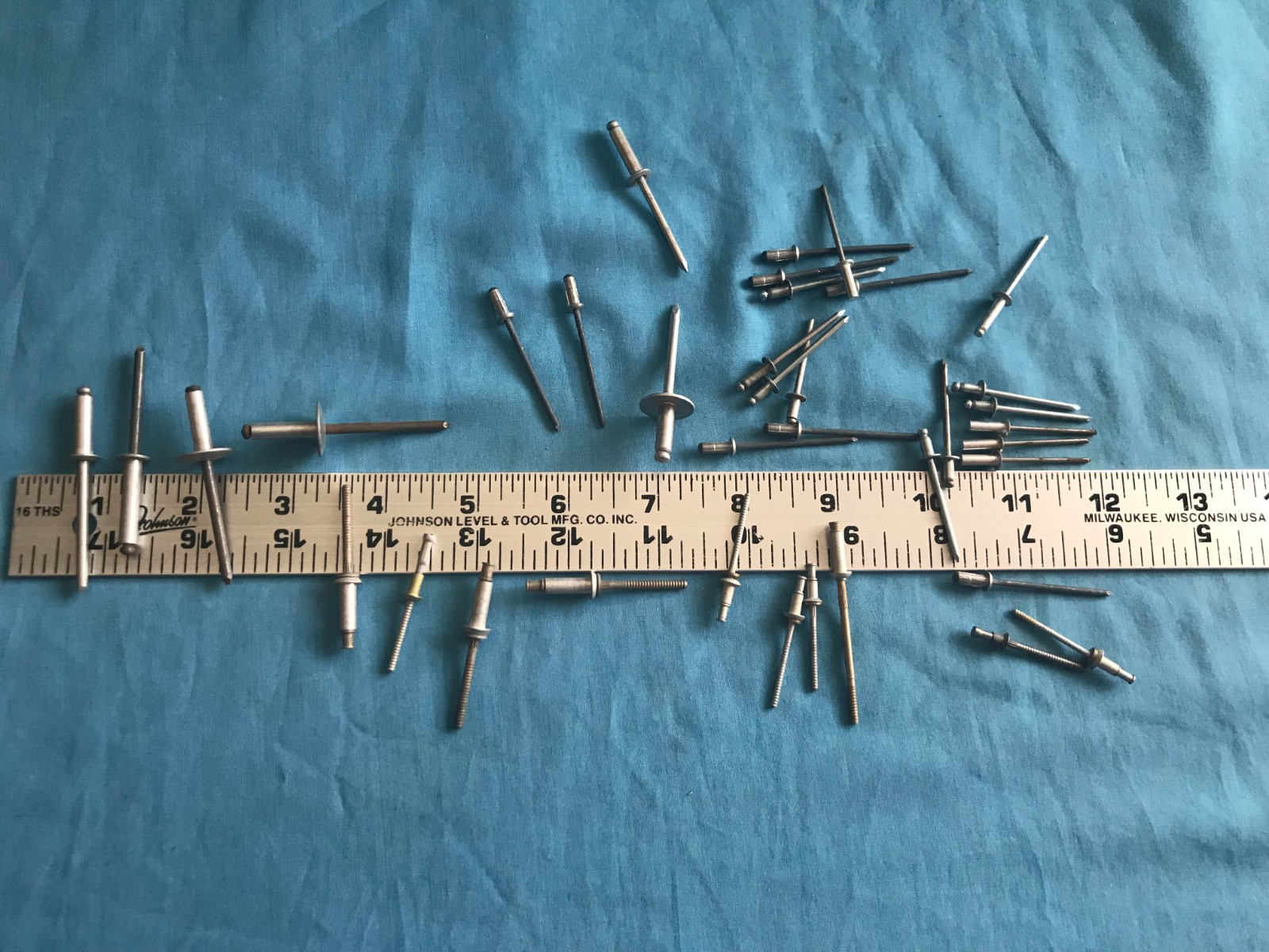 8 Ounces (Over 90 Total) of New Hollow Pop and Cherry Aluminum Rivets