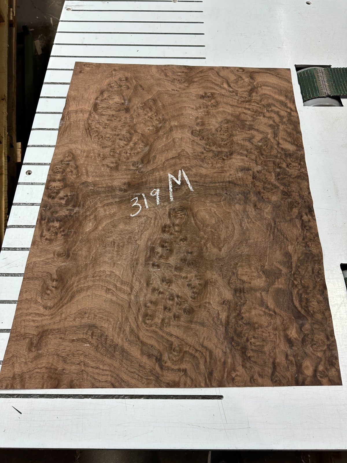 Walnut Burl Raw Wood Veneer ONE sheet 30» x 28» 319M