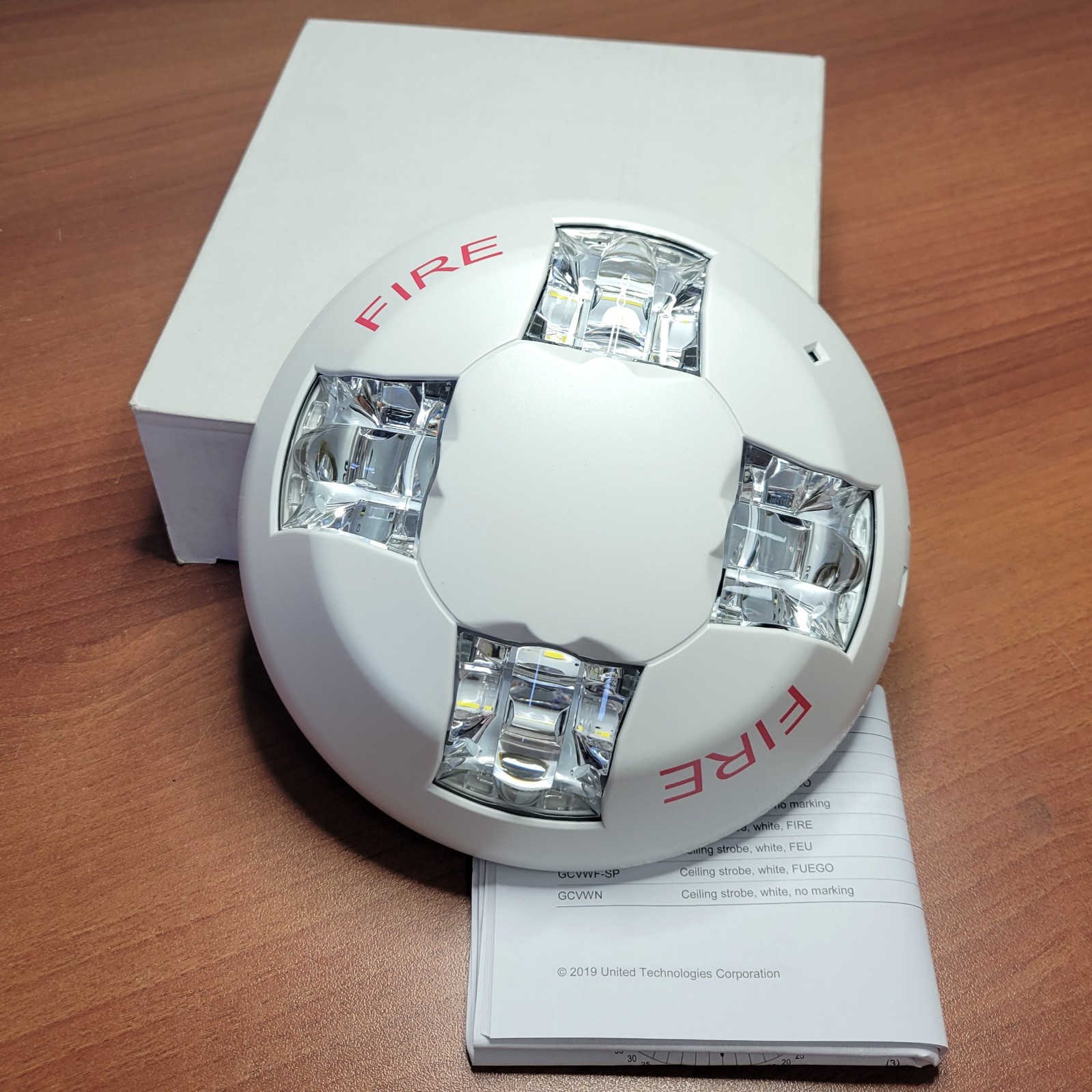 Edwards EST GCVWF Genesis GC Series LED Ceiling Strobe (Brand New)
