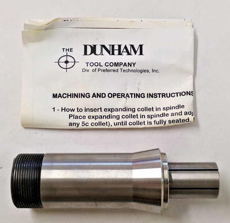 Dunham 5C Expanding Collet CC 710×13/16 1″ Head Length 03388600