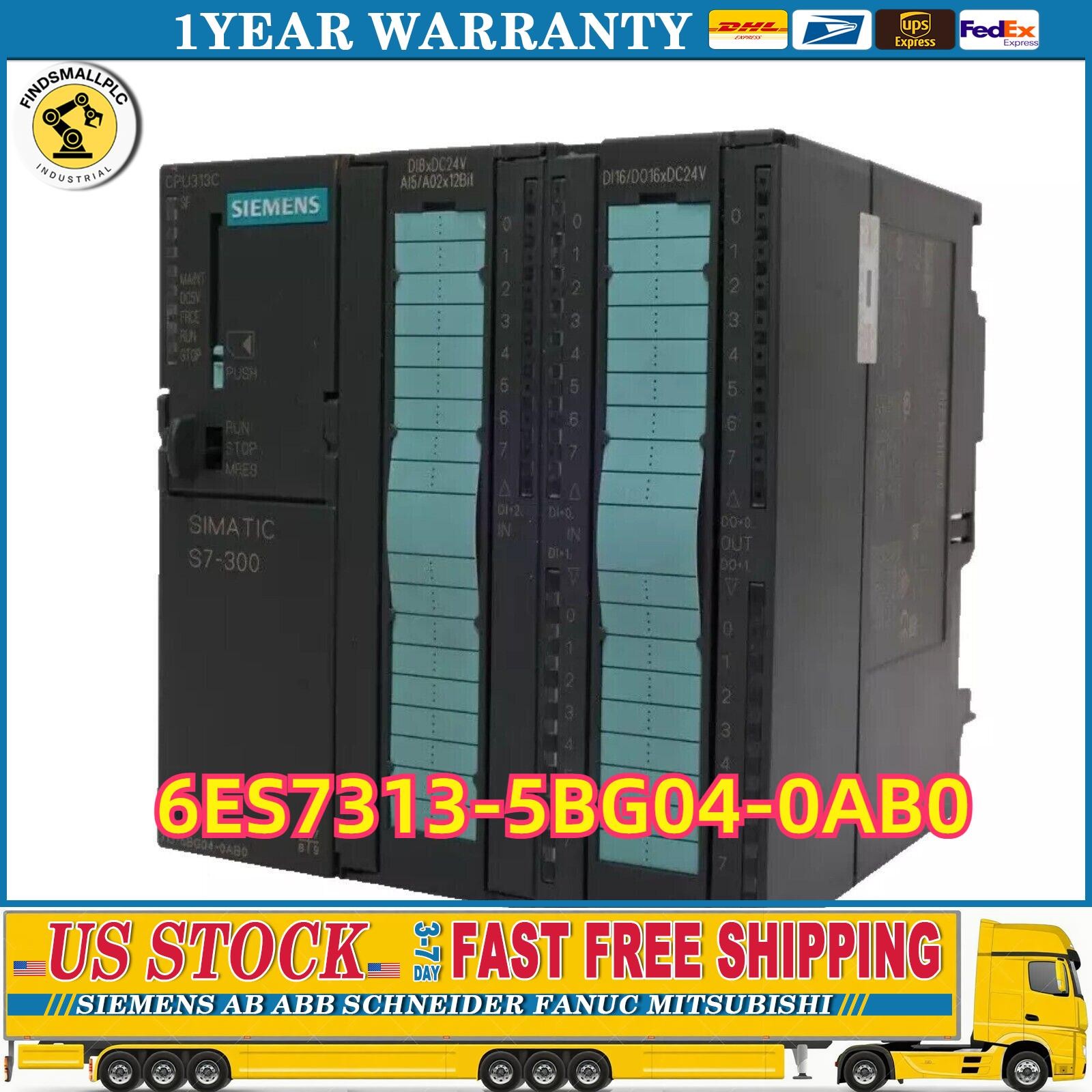 New Siemens 6ES7 313-5BG04-0AB0 6ES7313-5BG04-0AB0 SIMATIC S7-300 CPU 313C