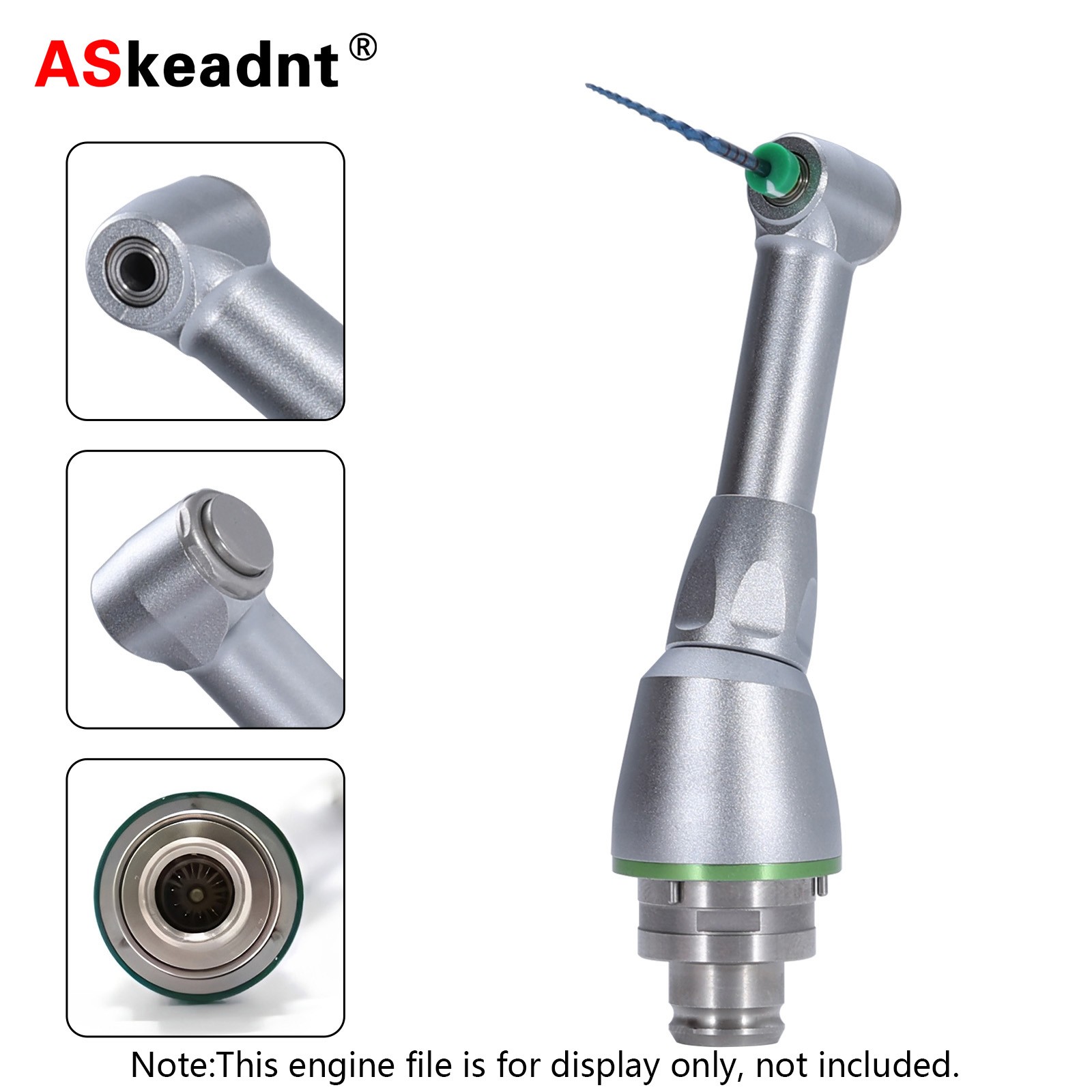 1-10 Dental Cordless LED Endo Motor 16:1 Contra Angle/Contra Angle Head