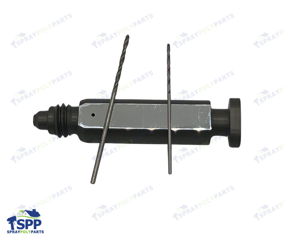 AR4242 Mixing Chamber with 3 drill bits, Graco Fusion Air Purge AP
