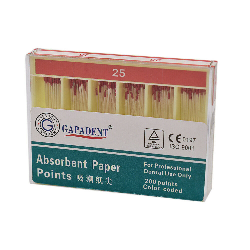 Dental Endo Root Canal Obturating Points/Absorbent Paper Points 0.2-0.6 Taper