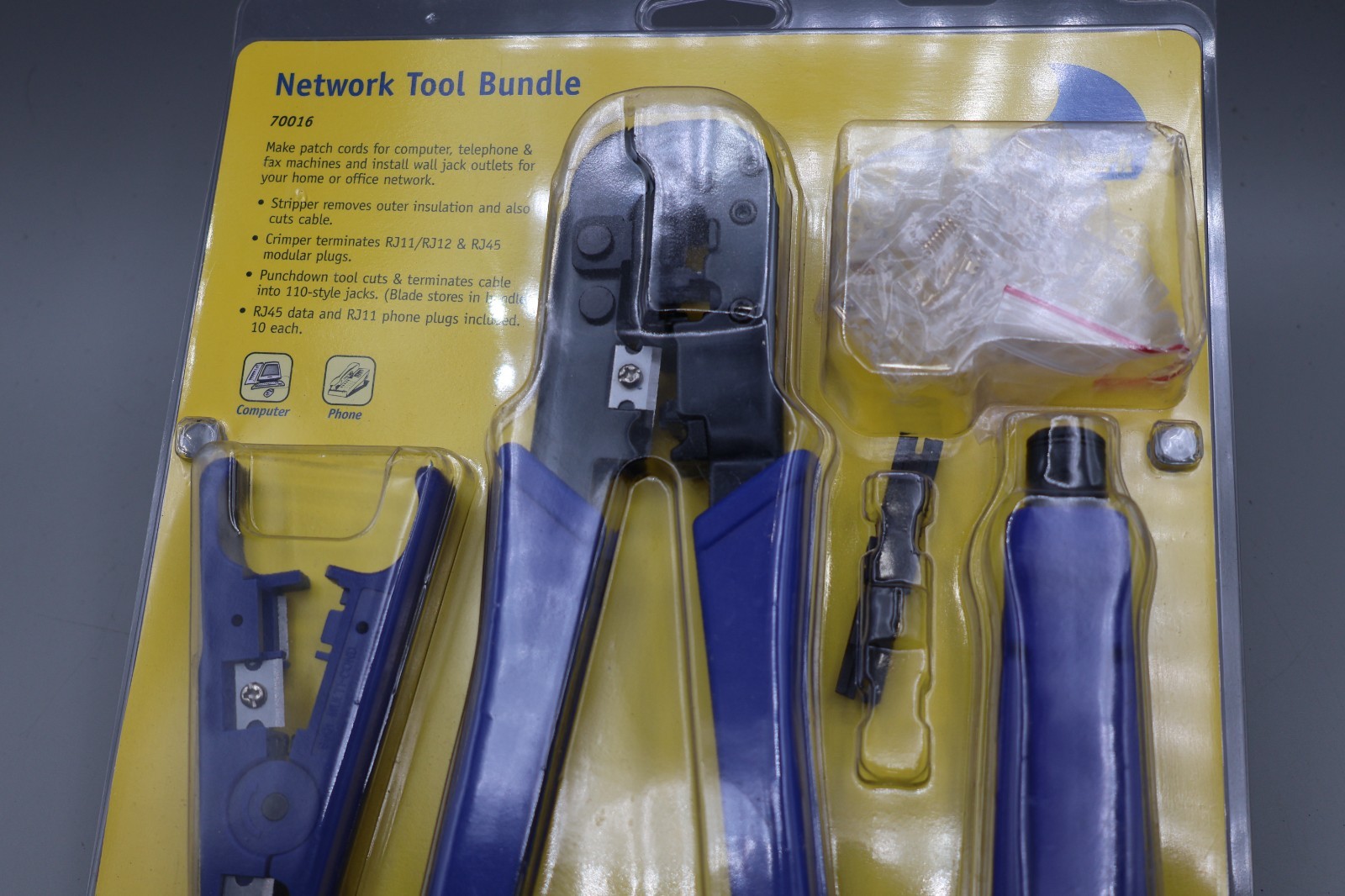 Computer & Phone Crimp Bundle DATASHARK 70016 By Data Shark Network Bundle