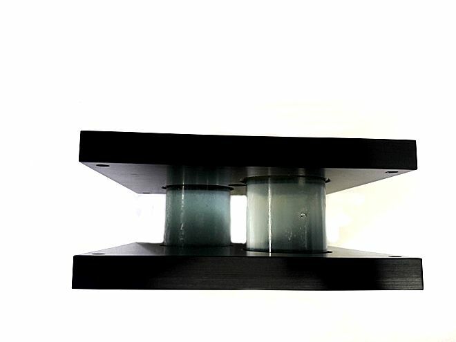 Newport custom dual Newdamp ND-40 Elastomer vibration isolator mount -New-