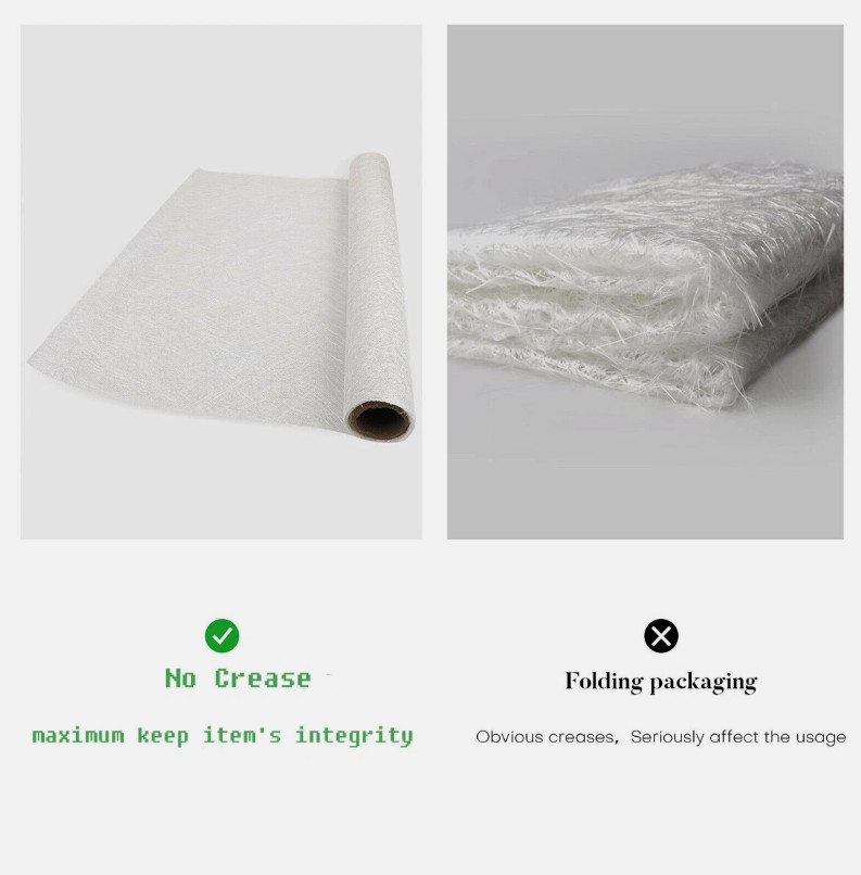 9.5 OZ White Glass Fiber Cloth Mesh 39» x 11 Yards Woven Roving Glass Fiber