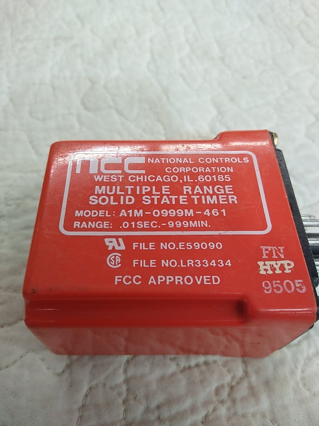 AMETEK A1M-0999M-461 / A1M0999M461 Solid State Timer. Works.