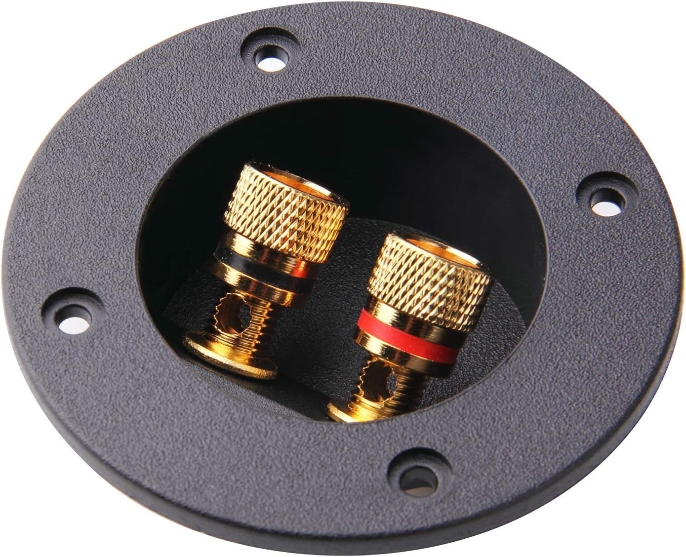 5Pcs 3-Inch Speaker Box Terminal Cup – Black, 1.77 Inches, Copper/Metal/Plastic