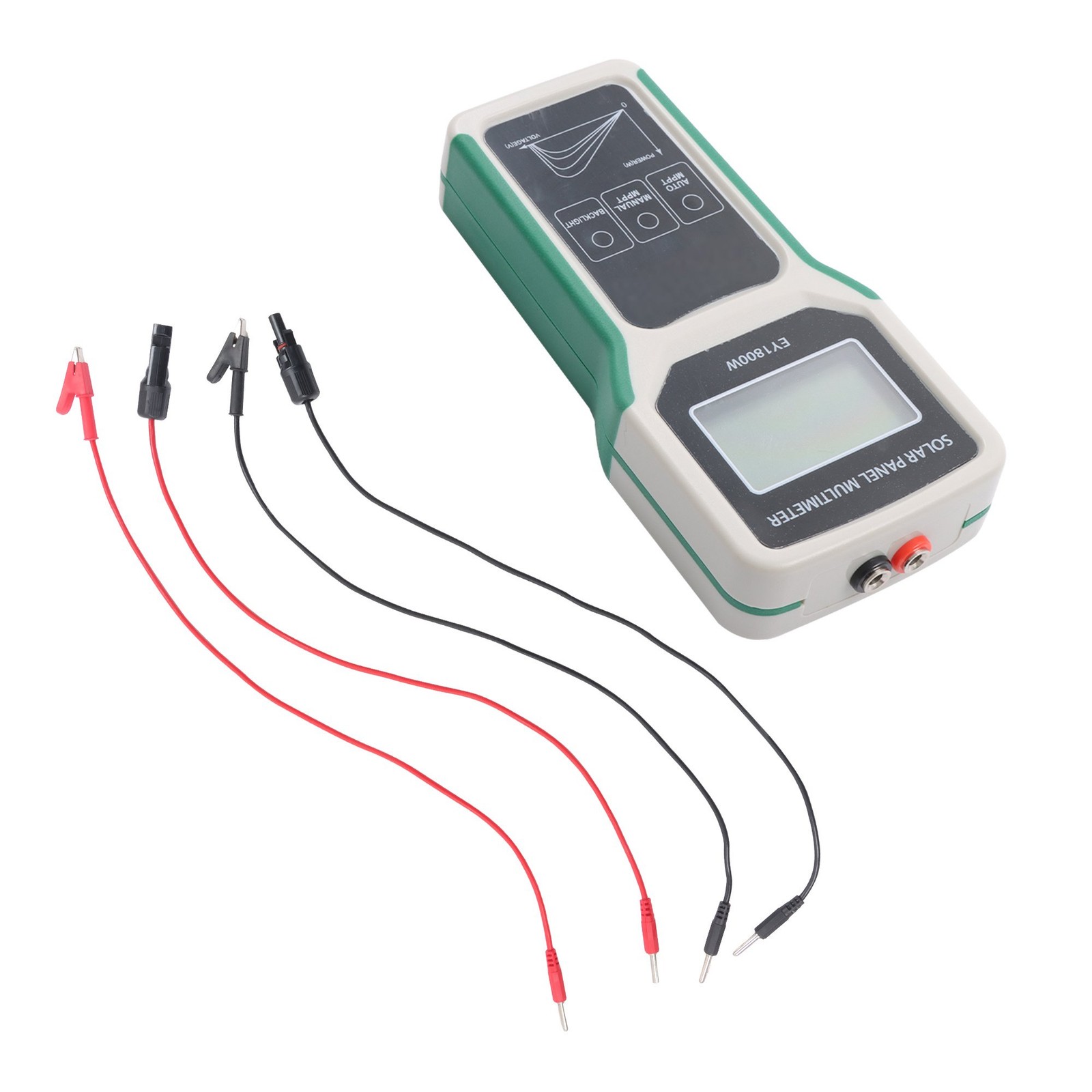 MPPT Solar Panel Multimeter for Power Current Open-Circuit Voltage 1800W